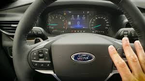 The 2020 ford explorer marks ford's sixth installment in the suv's growing history. Steering Wheel And Cluster In The 2020 Ford Explorer Limited Ford Explorer Suv Youtube