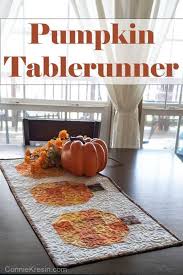 Pumpkin Quilt Block Tutorial Freemotion By The River Pumpkin Table Runner Quilt Block Tutorial Quilted Table Runners