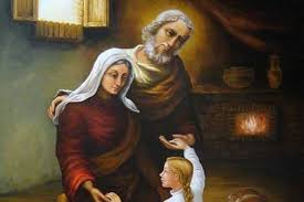 Felicidades a todos los abuelos. San Joaquin Y Santa Ana Arzobispado De Barcelona