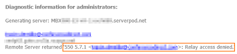Hi i have configured a mail server on a sls xserve but i have some problems with incoming emails: Your Message Wasn T Delivered Due To A Permission Or Security Issue Bounce Back Message Intermedia Knowledge Base