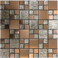 Mosaics wall tiles are a key trend of the moment and we are always on the hunt for new exciting transform your walls with our contemporary orion modular mix glass & stone mosaic wall tiles. Lunar Copper Metal Glass Mosaic Tiles Stone Tile Company Gold Tile Glass Mosaic Tiles Copper Metal