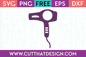 Free Svg Files Hair Dryer Monogram Design Cut That Design