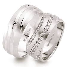 Beyaz Altin Alyans Modelleri Google Da Ara Wedding Band Sets Wedding Rings Couple Rings