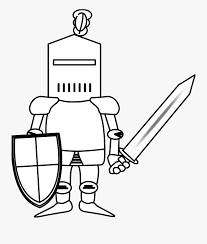 Easy to draw knight ✅. Easy Medieval Knight Drawing Free Transparent Clipart Clipartkey