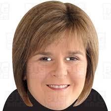 Nicola sturgeon, glasgow, united kingdom. Nicola Sturgeon Big A3 Face Mask Personalised Celebrity Masks