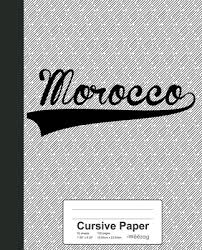 Learning to write in cursive is incredibly helpful for developing motor skills and encourages creativity. Cursive Paper Morocco Notebook By Not A Book