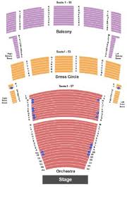 Chrysler Hall Seating Chart With Seat Numbers