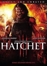 Hatchet Iii Dvd Dark Sky Films Kane Hodder Hatchet Thriller Movies