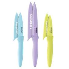 Cuisinart Advantage 6pc Colored Non Stick Utility Knife Set C55 6prct In 2020 Cuisinart Cutlery Set Knife