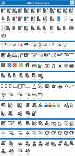 The icon style matches with the 2013 releases of office, exchange, sharepoint and lync. Nuevas Figuras De Office Para Visio Office Visio Stencil Blog Santiago Buitrago