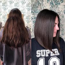 This is a great daily hairstyle for anyone with an oval face and thick hair.? 110 Before After Short Hair Photos Long To Short Hair Transformations