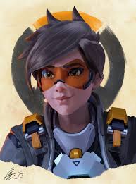Check out tracer's early itterations for her overwatch 2 redesign here! Michael Cain Tracer Study Overwatch 2 Celebration