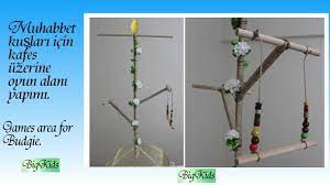 muhabbet kusu kafes ustu oyun alani games area for budgie muhabbet kuslari kus kafesi kafes