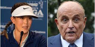 Golfer michelle wie west put america's disgusting mayor, rudy giuliani, in his place after he made demeaning, objectifying comments about her while appearing on a but, if you know anything about giuliani and his history of horrific behavior (see: Michelle Wie West Roasts Rudy Giuliani For Panties Comment To Bannon