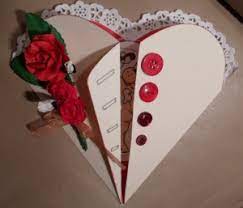 If you decide to draw a design, split it in half; 46 Heart Shaped Cards Ideas Cards Valentines Cards Cards Handmade