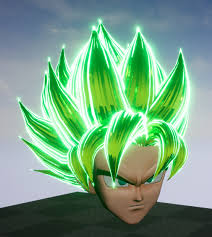 A saiyan who has gone through a transformation which multiplies his current power and turns his hair blonde and his eyes green/light blue. Super Saiyan Hair Material Jump Force Mods