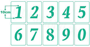 Die nutzer lieben auch diese ideen. 5cm Hoch Zahlen 0 9 10 Einzelne Schablonen Zahlen Schablonen Set 003505 Malerbedarf Werkzeuge Tapeten Shubhamindia Werkzeuge