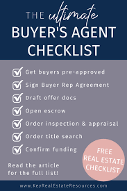Maybe you would like to learn more about one of these? The Ultimate Buyer S Agent Checklist Key Real Estate Resourceskey Real Estate Resources