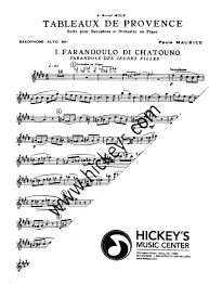 Guy lacour — 50 etudes (book 2) (ноты для саксофона). Tableaux De Provence Alto Sax Sheet Music