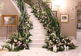 Christmas wedding decorations holiday decor wedding staircase decoration christmas wedding flowers wedding stairs church decorations wedding flower decorations ceremony. Pin On 8 29 2020 Love Is A Journey