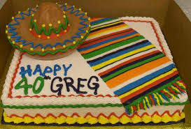 Mexican Theme Birthday Party For Men Fiesta Cake Fiesta Cake Birthday Sheet Cakes Mexican Themed Cakes