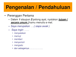 A question email sample 3: E Mel Rasmi Jenis Jenis Emel Bentuk E Mel Rasmi Membina Pengenalan Ppt Download