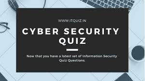 Jul 20, 2021 · a comprehensive database of more than 41 cyber security quizzes online, test your knowledge with cyber security quiz questions. 100 Cyber Security Quiz Questions And Answers 2021 It Quiz