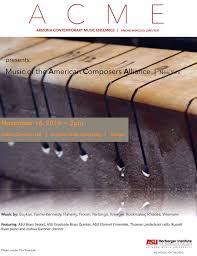 The contemporary music period is the period following the modern music period. Arizona Contemporary Music Ensemble Acme Performs Music By American Composers Sun Nov 16th American Composers Alliance