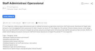 Persyaratan kerja di cwii sragen. Bulan Ini Lowongan Kerja Sragen 2020 Loker Sragen 2020 Terbaru Job Fair Lowongan Kerja 2020 Lulusan Smk Lulusan Sma Smp