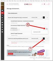 Penyata bank dapat memaparkan sejarah transaksi yang telah dilakukan selama lebih dari 1 bulan. Cara Dapatkan Bank Statement Cimb Bank Melalui Cimbclicks