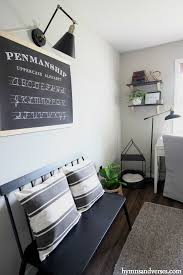 Bedroom Black And White Farmhouse Decor Black And White Office Update Black And White Office White Office Home Decor