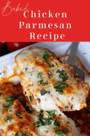 Baked Chicken Parmesan Recipe Recipe Chicken Parmesan Recipes Chicken Dinner Recipes Easy Chicken Recipes