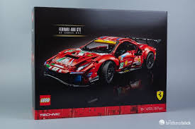 The colors are bright and bold and once completely assembled you can actually play with the car. Lego Technic 42125 Ferrari 488 Gte Af Corse 51 Review The Brothers Brick The Brothers Brick
