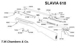 Take a good look at the many photos to. 618 Slavia Airgun Spares Chambers Gunmakers Airgun Shotgun Rifle Spares Parts For Air Arms Bsa Crosman Diana Gamo Relum Webley Weihrauch And Many Many More