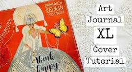 XL Art Journal Cover Tutorial - YouTube