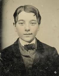 Fourth man in 1890 street scene detail