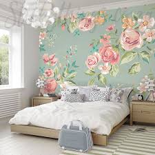 Flowers have always inspired many artists for many years. Xl Pastel Flowers Wall Mural Painted Style Flowery Wallpaper Mural