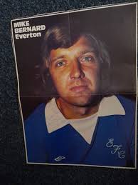 Mike Bernard Everton Fc Hand Signed Poster A4