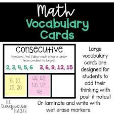 Interactive Word Wall Math Vocab Cards Digital Cards Addition And Subtraction Interactive Word Wall Math Word Walls Word Wall
