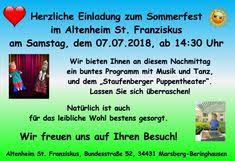 Auf dieser seite erfahren sie mehr über das wohnen im altersheim. 8 Altenheim Ideen Alter Einladung Sommerfest Alte Fotografien