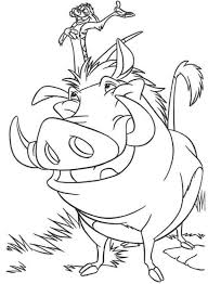 Timon And Pumbaa The Lion King Coloring Page King Coloring Book Lion King Drawings Horse Coloring Pages
