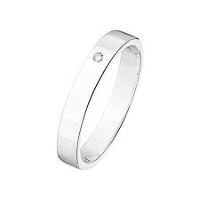 La majorité de nos bagues de mariage peuvent être personnalisées. Alliance Homme Or Blanc Diamant Arsenal 4 Mm Diamant Gemmyo