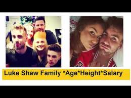 Luke shaw is 1.85 m tall in height i.e 6 feet 1inch and weighs 75 kg in scale. Luke Shaw Family Tree Father Mother Wife Age Height Salary Youtube