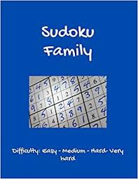 The objective is to fill in the 9x9 grid so that each column, each row, and each of the nine 3x3 boxes (or regions) contains the digits from 1 to 9 starting with a partially completed grid, your objective is to find the one solution that correctly solves the puzzle. Sudoku Family 192 Puzzles To Solve Difficulty Easy Medium Difficult Expert 9x9 Classic Puzzle Logic Game For Family Zaki Zak 9798632335713 Amazon Com Books