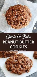 Classic No Bake Cookies Are An All Time Favorite This Old Fashioned Traditional Dessert R Baking Recipes Cookies Healthy No Bake Cookies Easy No Bake Cookies