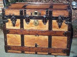 Each wooden chest for sale was constructed with extraordinary care, often using wood, metal and brass. Pin On Vintage Suitcases Trunks