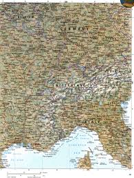 Once you have downloaded the map, you will have a. France And Switzerland Map Physical Features Free Map With Cities Rivers And Lakes World Atlas