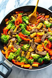 Heat the oil in a wok over medium heat. The Easiest Beef Stir Fry 2 Ingredient Sauce The Girl On Bloor