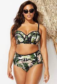 Madame Underwire Bikini Top Plus Size Bikini High Waist Bikini Swimsuit Underwire Bikini Swimsuit