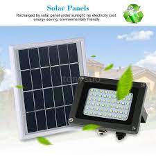 Solar patio lights store energy from daytime sun and use it to provide a pleasant soft illumination to your garden for nighttime entertaining. Solar Powered Floodlight 54 Led Solar Lights Ip65 Waterproof Outdoor Security Lights For Home Garden Lawn Wish Solar Flood Lights Outdoor Security Lights Solar Lights